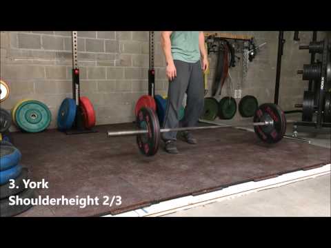 Droptest w 9 different barbells (Eleiko's/Schnell/Ivanko/Berg Hantel/York/ATX...)