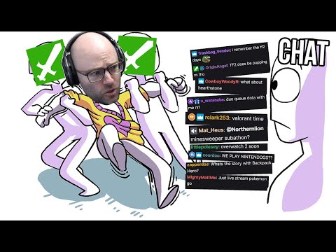 Northernlion goes off on chat about game suggestions