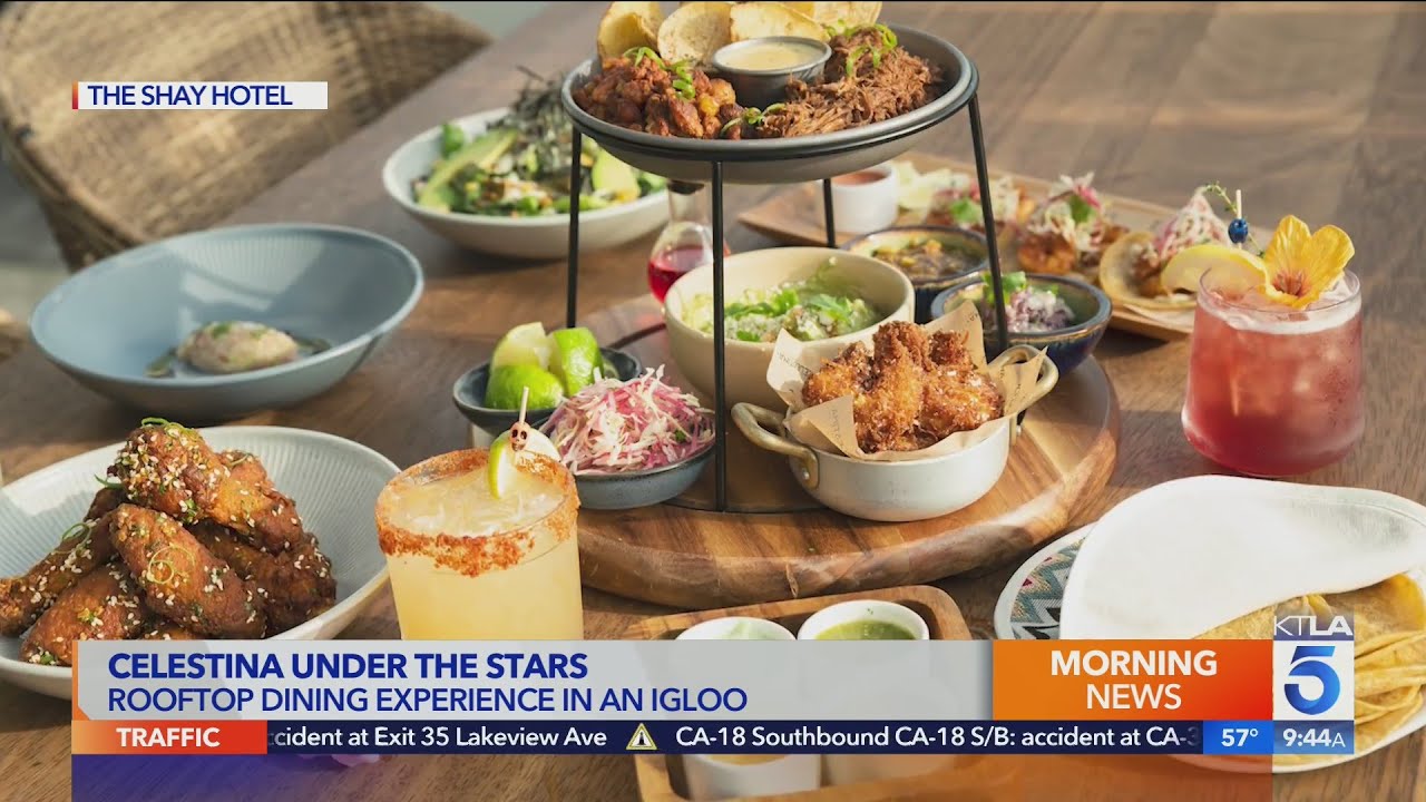 Enjoy a dining experience inside an igloo with Celestina Rooftop