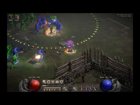 Faith Multishot Bowazon - Cat's Eye amulet test, 4 Cow runs on Players 8 - Diablo 2 Resurrected
