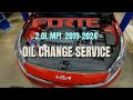 How To Change Engine Oil On Your Vehicle 2019 2024 KIA FORTE 2 0L MPI POV DIY WrenchingRyan