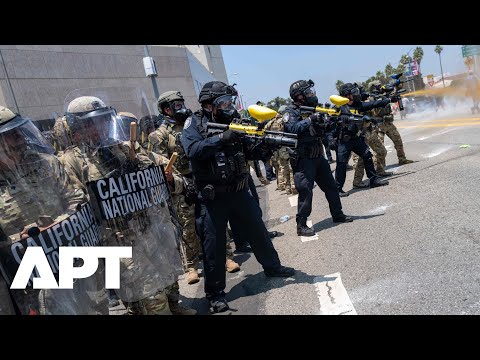 Clashes Erupt in California as Protesters Face Riot Police Over Trump’s Federal Crackdown | APT