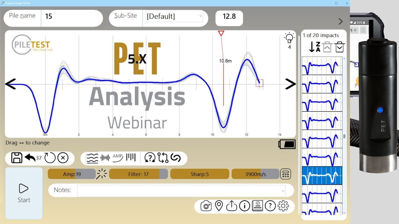 Pile Integrity Test results Analysis techniques