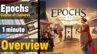 Epochs Course of Cultures -1 minute Overview - Peaky Boardgamer