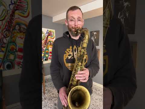 Day 1 2025: Start by knocking the cobwebs out ✅Happy New Year all! #saxophone #jazz #fatswaller