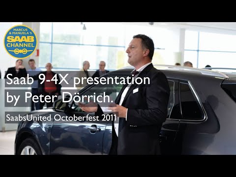 Peter Dörrich presents Saab 9-4X in Trollhättan 2011