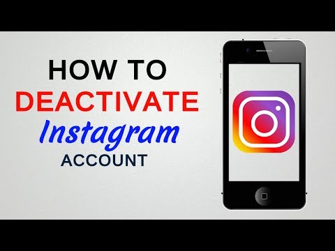How To Deactivate Instagram Account / Temporarily Disable ...