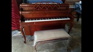 เปียโน Steinway & Sons Louis XV Upright/Console เปียโนสไตน์เวย์มือสอง ราคาถูก เปียโน Steinway & Sons Louis XV Upright/Console เปียโนสไตน์เวย์มือสอง ราคาถูก