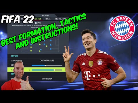 FIFA 22 - BEST FC BAYERN MUNICH Formation, Tactics and Instructions