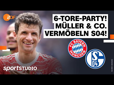 FC Bayern München – FC Schalke 04 Highlights | Bundesliga, 32. Spieltag Saison 2022/23 | sportstudio
