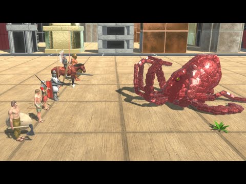GIANT OCTOPUS vs ALL TEAMS ARBS Animal Revolt Battle Simulator