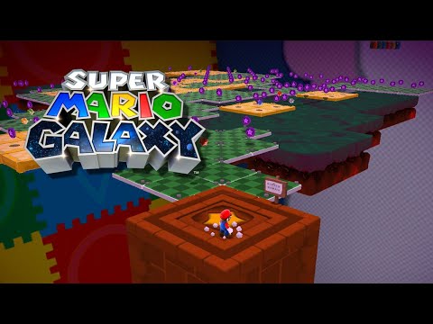 Super Mario Galaxy - Toy Time Galaxy - Luigi's Purple Coins - 114/120  - SWITCH/WII