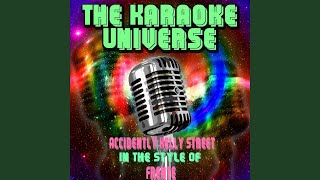 Accidently Kelly Street (Karaoke Version) (In the Style of Frente)