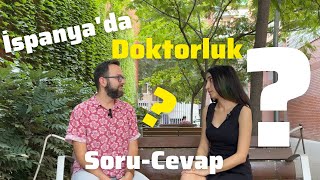 İSPANYA'DA UZMAN DOKTOR OLARAK ÇALIŞMAK..SORU&CEVAP