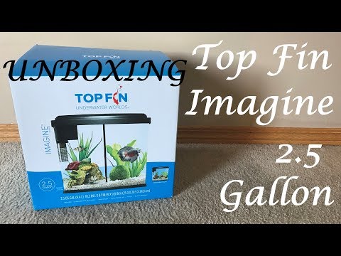Unboxing the Top Fin Imagine 2.5 Gallon Aquarium