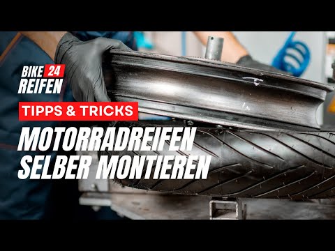 Motorradreifen Montage Selbstgemacht - Anleitung