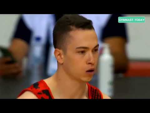 Top 3 in Men's Floor Exercise Final - 2022 Oran 19th Mediterranean Games - Artistic Gymnastics
