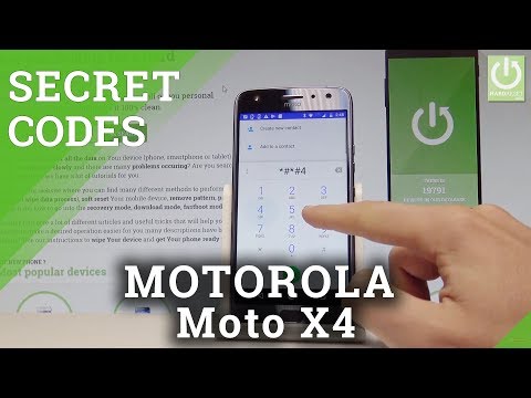 Secret Codes MOTOROLA Moto X4 - Advanced Options / Hidden Mode