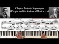 Chopin and Beethoven's shadow (Fantasie-Impromptu analysis and performance)