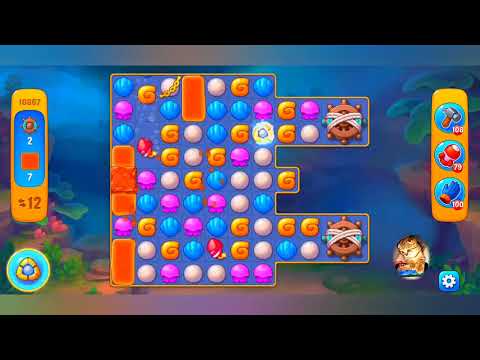 фишдом 2022  #  10867 уровень - прохождение без бустеров # Fishdom,   10867  level - no Boosters.