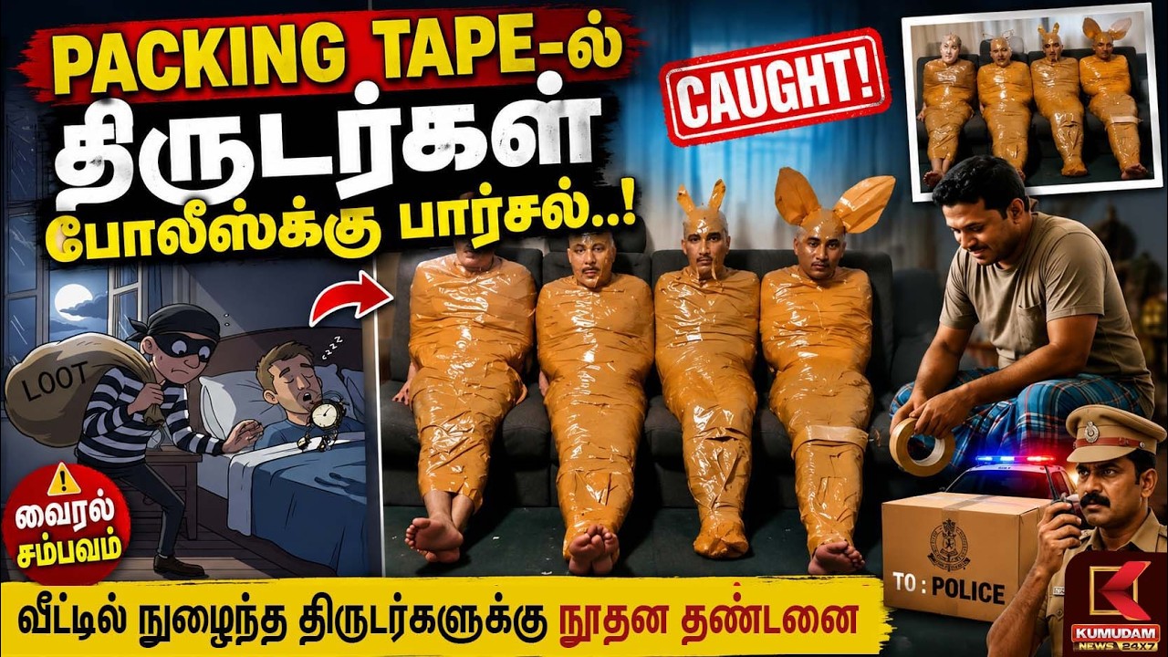 PACKING TAPE - திருடர்கள்போலீஸ்க்கு பார்சல்..!! | PACKING TAPE  | Kumudam News