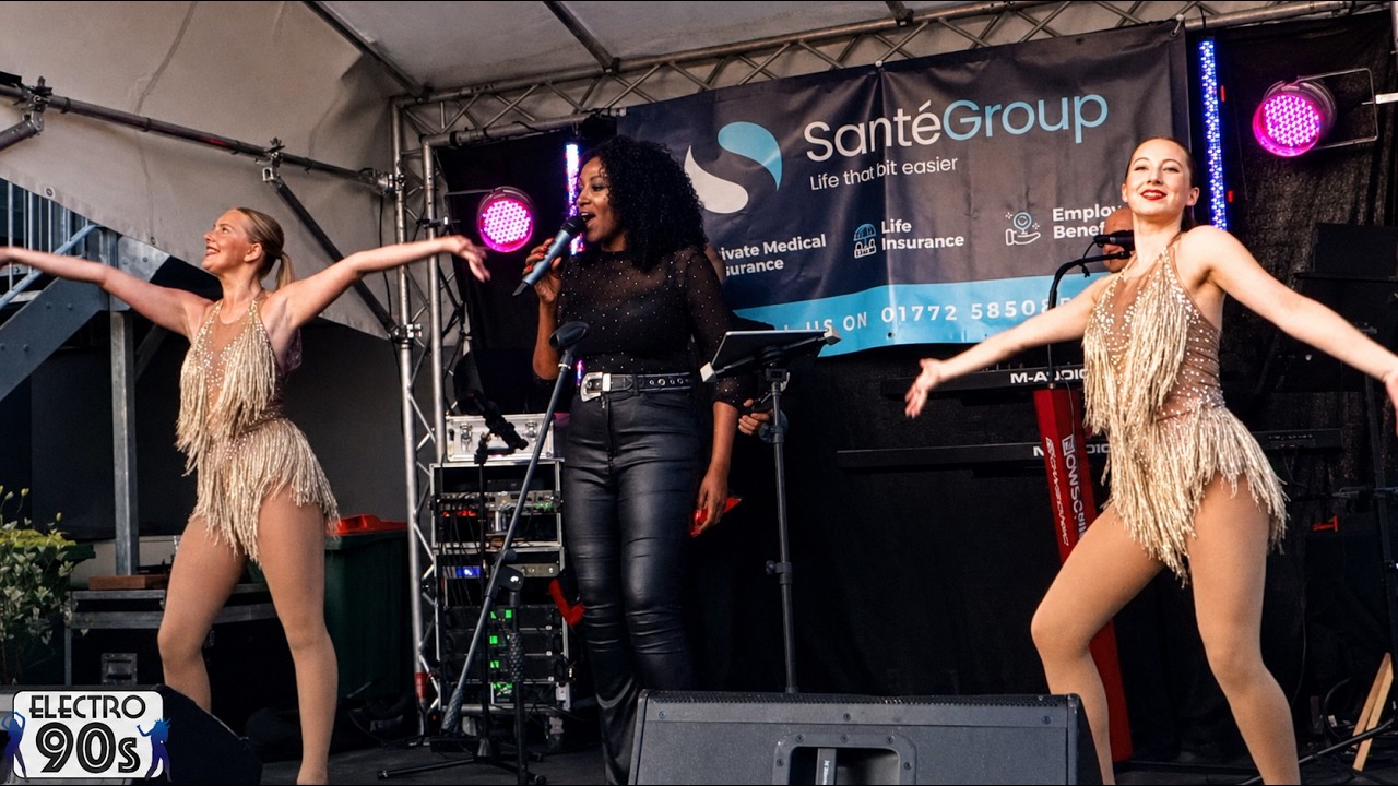 Cherelle Jaiden performing with the Electro dancers
