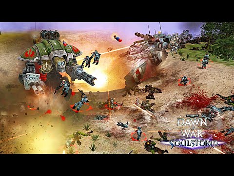 Imperial Guard & Tau Empire vs Orks  ! - Unification Mod | WH 40k: Dawn of War - Soulstorm