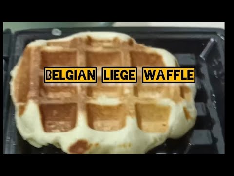 Belgian liege waffle recipe