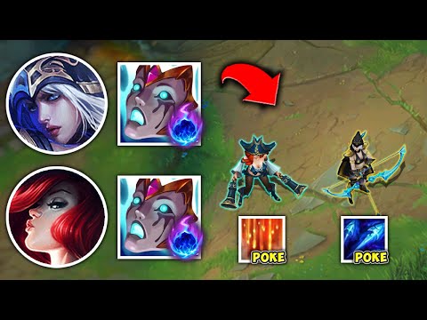 TURN OFF YOUR BRAIN WITH THIS MEGA POKE BOT COMP (NO SKILL REQUIRED) - League of Legends