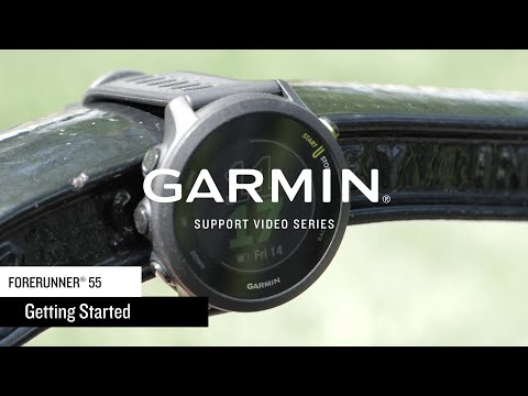 Išmanusis laikrodis Garmin Forerunner 55, Pilkos spalvos video