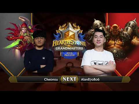 che0nsu vs Alan870806 | 2021 Hearthstone Grandmasters Asia-Pacific | Decider | Season 1 | Week 7