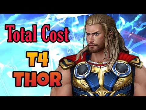 thor t4 total cost mff hindi | let's see the mats needed for T4 thor😎| marvel future fight