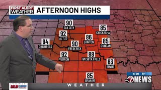 Warming trend during workweek; isolated storms late week into weekend | 5/12 AM