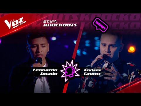 Knockout #TeamMontaner - Leonardo Jurado vs. Andrés Cantos - La Voz Argentina 2022
