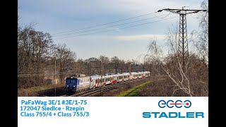 [ Ecco Rail ] 3E/1-75 - 172047 rel. Siedlce - Rzepin | Łowicz 14/12/2019