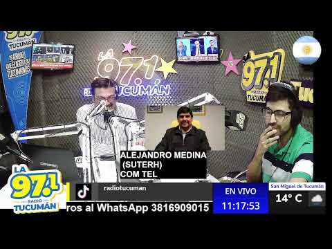 ALEJADRO MEDINA - SUTHER - COM TEL - Radio Tucuman 97.1