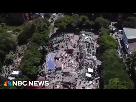 Desperate search for survivors after deadly Colombia earthquake
