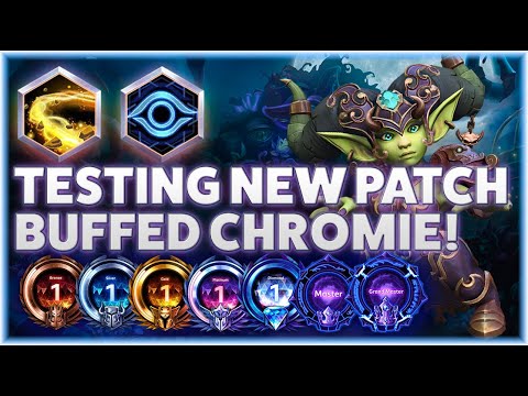 Chromie Slowing Sands - TESTING NEW PATCH BUFFED CHROMIE! - B2GM Season 4 2024