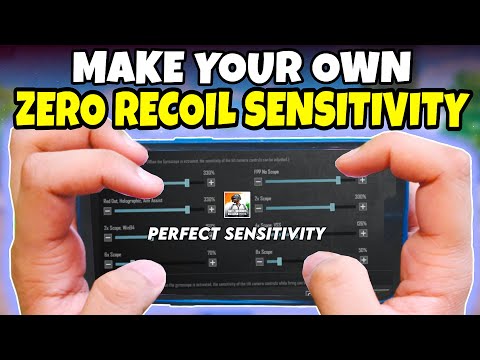 How to make your own Sensitivity | Best Zero Recoil Sensitivity for BGMI | Sensitivity Settings Code