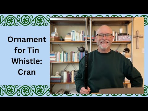 Ornament for Whistle: The Cran | (Low D Whistle, High D Whistle, Irish Whistle)