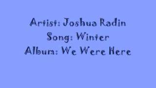 Joshua Radin - Winter