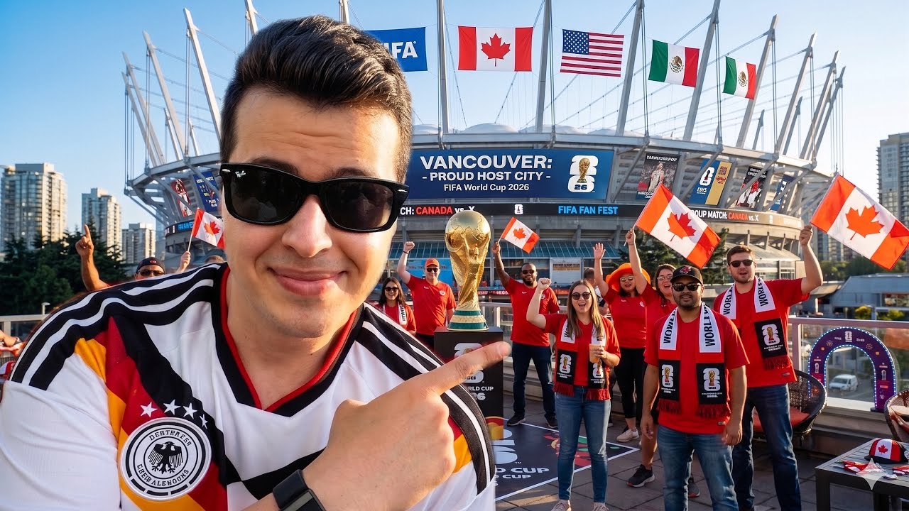 WORLD CUP 2026 🥳⚽️ ولاگ جام جهانی ۲۰۲۶ و برد کانادا! رفتیم تو خیابون