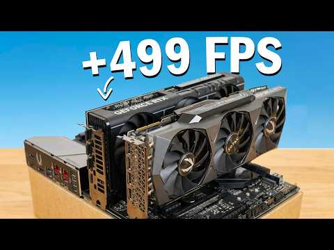 Use 2 GRAPHICS CARDS on one PC