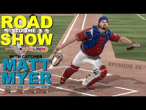 MLB 14 The Show (PS4): Matt Myer (Catcher) Road To The Show - EP25