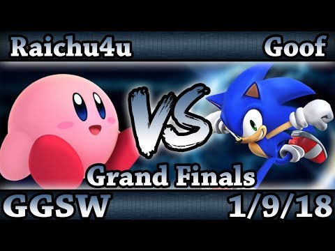 GGSW 66 - Raichu4u (Charizard,Kirby) Vs. Goof (Sonic) Smash Wii U Grand Finals - Smash 4