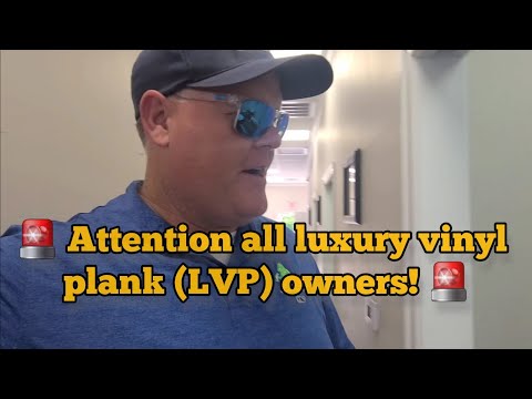 🚨 Attention all luxury vinyl plank (LVP) owners! 🚨When water is trapped beneath your LVP flooring.