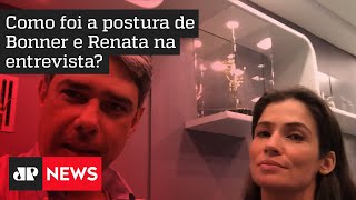 Comentaristas da Jovem Pan analisam postura de Bonner e Renata em entrevista de Lula na Globo