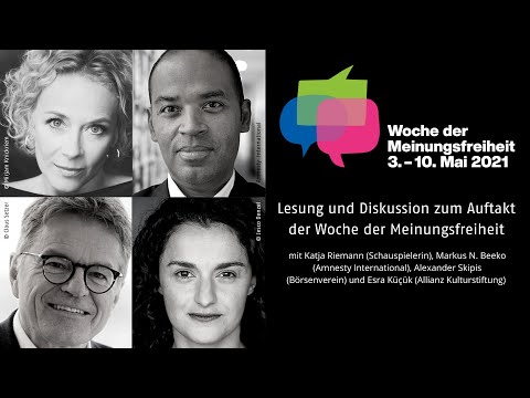 Woche der Meinungsfreiheit - Gemeinsam für Demokratie, Debatte und Toleranz