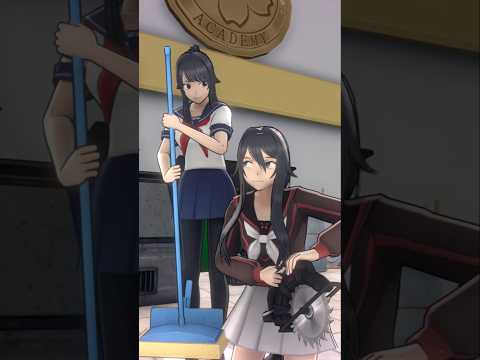 Ayano Time Travels to the 1980s! (Yandere Simulator) #shorts