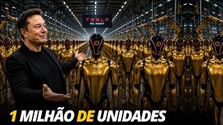 Elon Musk choca o mundo e anuncia a produção de 1 milhão de robôs Optimus GEN 3